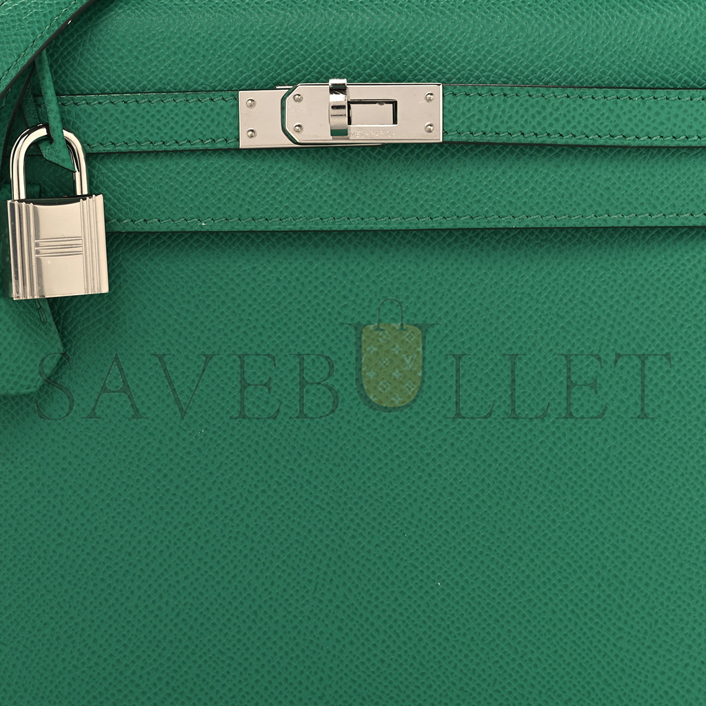 HERMÈS EPSOM KELLY 28 VE RT JADE (28*22*10cm)